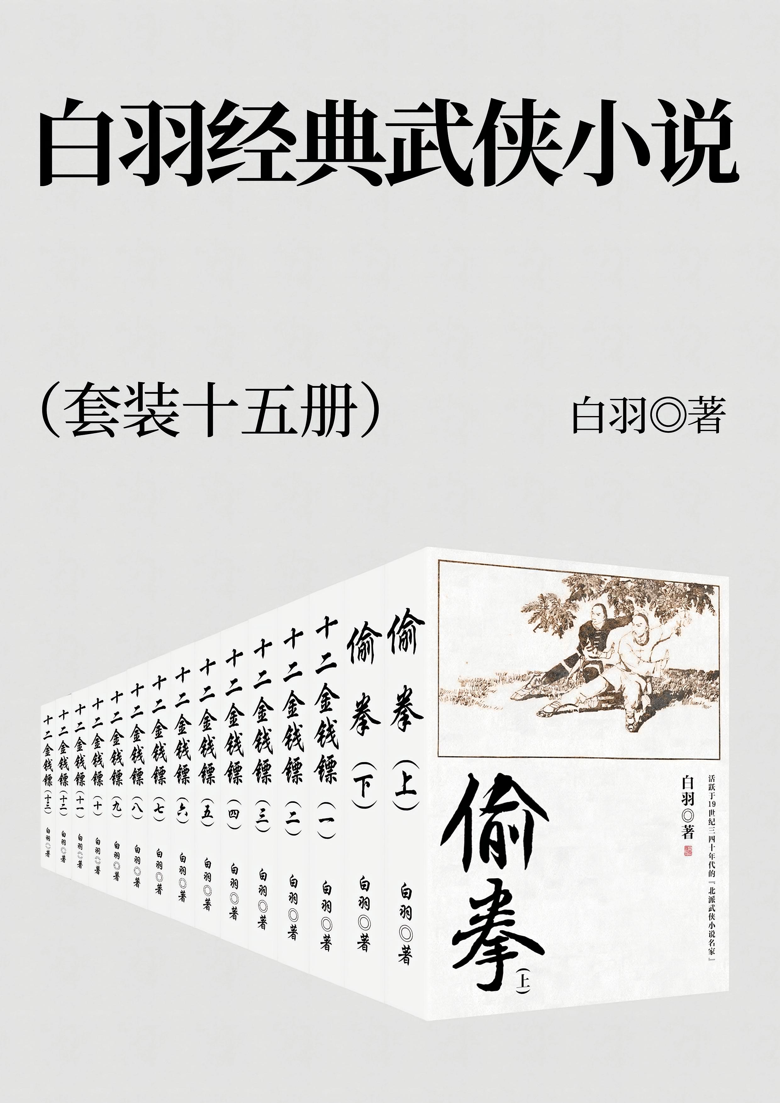 白羽经典武侠小说集（全十五册）